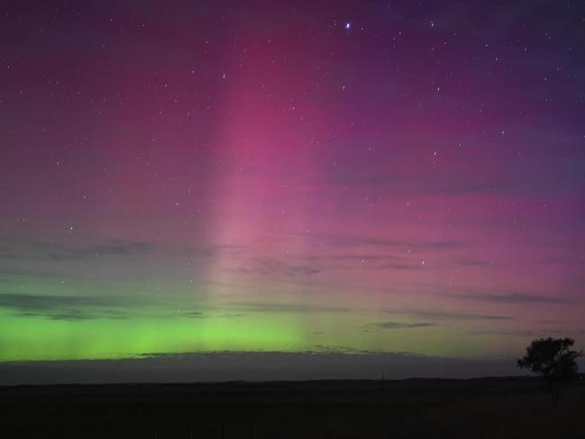 The Aurora Australis, Southern Lights at Millicent, February 27. Picture:Tania Millard