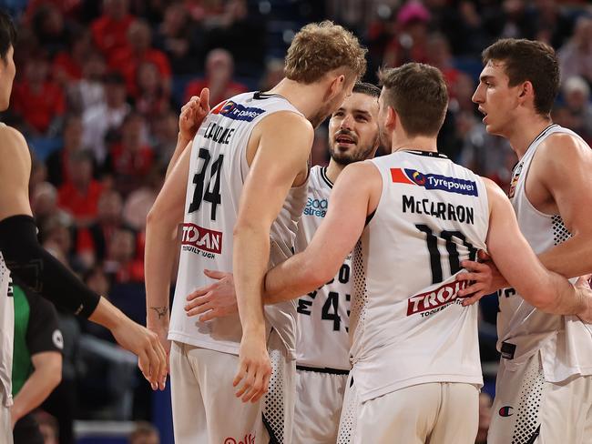 Melbourne United star Jock Landale places an NBL championship and NBA interest over a league MVP nomination. Picture: Paul Kane / Getty Images