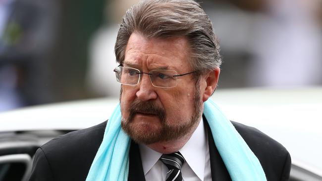 Derryn Hinch outside St Patrick's Cathedral. Picture: Getty Images