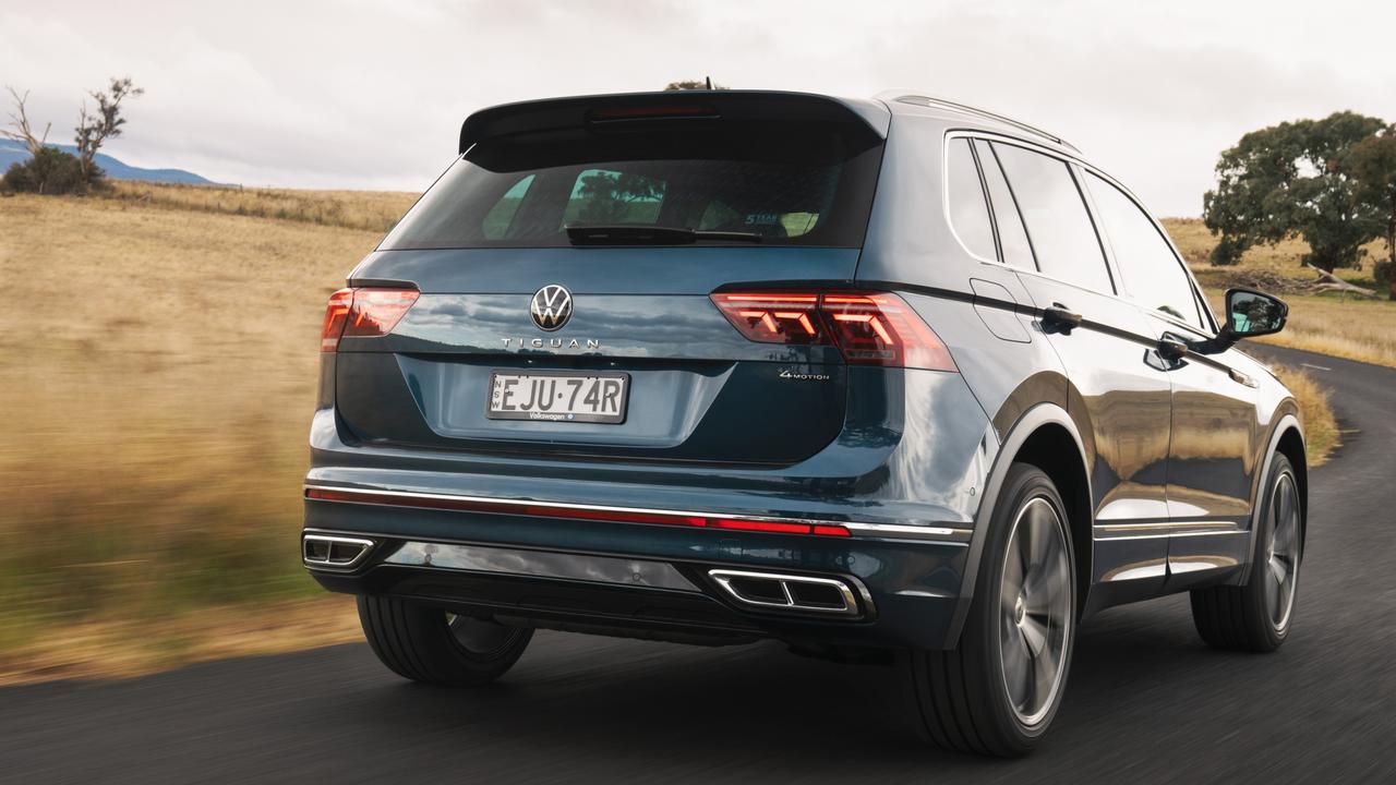 Handsome styling is one of the Tiguan’s selling points.