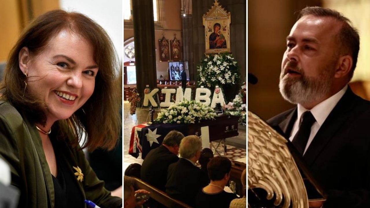 Kimberley Kitching: Husband Andrew Landeryou gives powerful eulogy for ...