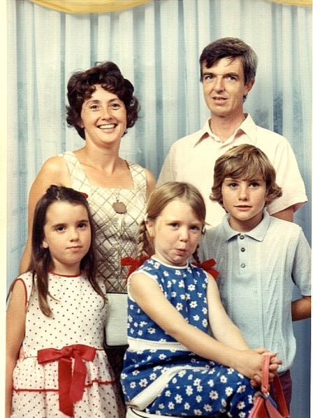 Adelaide Fringe artistic director Heather Croall's awkward family photo. Picture: Supplied by Heather.