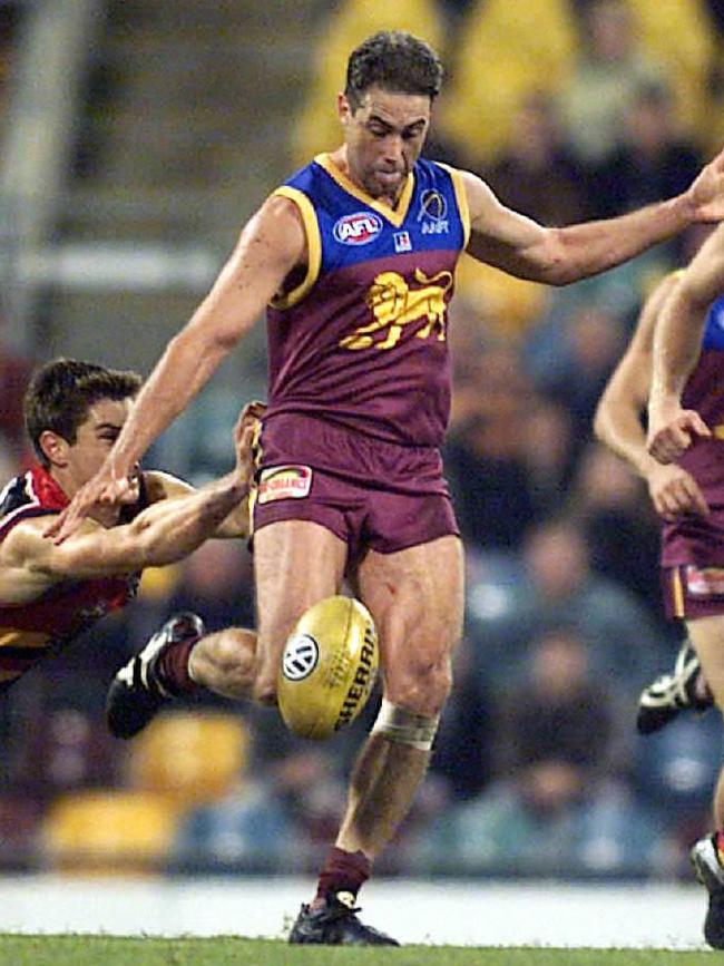 Dad Marcus played 318 games for Brisbane. Picture: David Kapernick