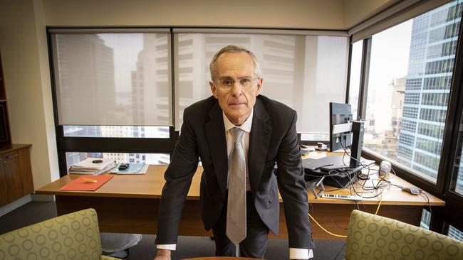 Head of the ACCC Rod Sims in his Sydney office. John Feder/The Australian