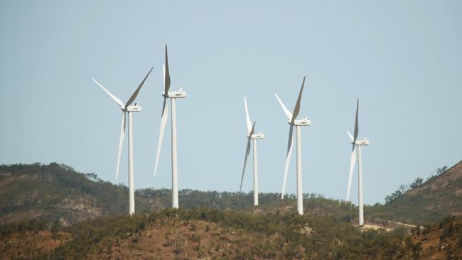 Australia is blessed with abundant wind, solar and hydro resources, but there’s ‘all the difference in the world between powering the grid with 100 per cent renewables ‘at times’ ... and powering it that way all the time’. Picture: Brendan Radke