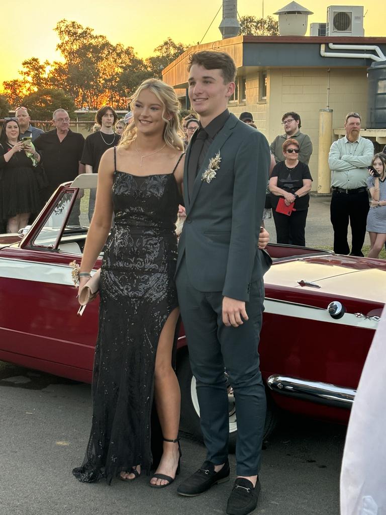 The students of Nanango State High School celebrating their formal.