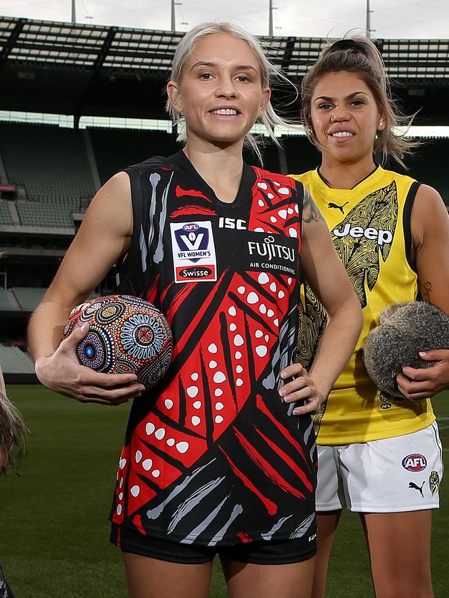 Essendons Courtney Ugle will play QAFLW football this year due to the decision to stage a VFLW Super Series. Pic: Michael Klein