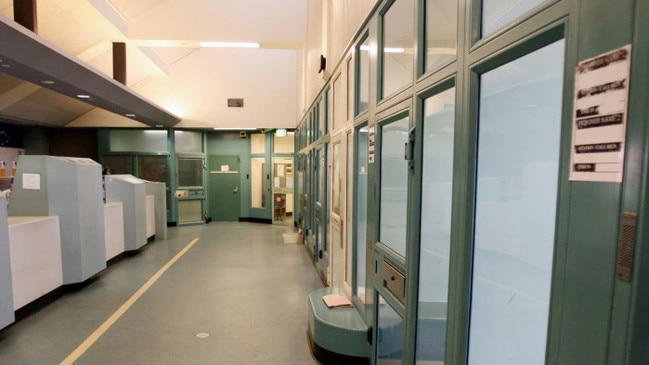 Processing cells inside the Brisbane watch house.