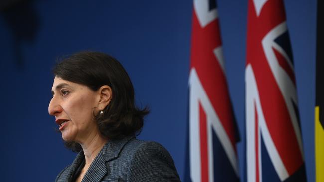 Ms Berejiklian pictured on Friday.