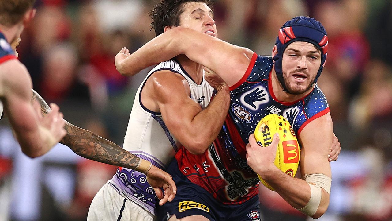 The Demons are confident Angus Brayshaw wants to stay despite him hitting free agency.