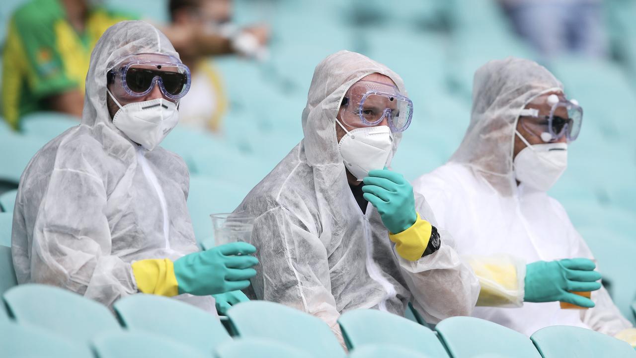 Cricket fans at the SCG on Thursday.