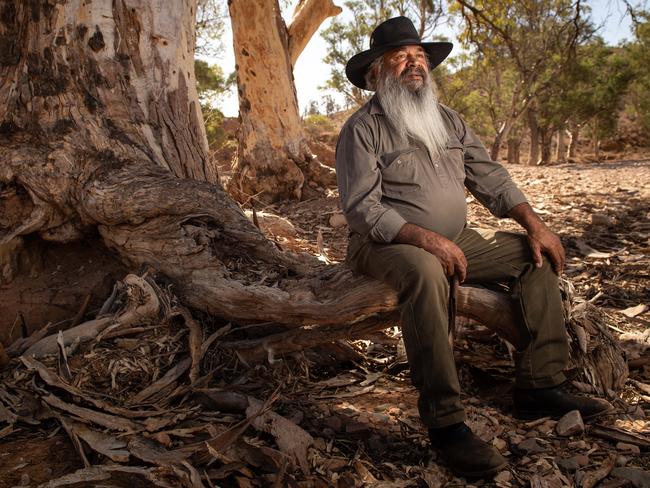 The survival of the mid north town of Leigh Creek is in the balance with the leases for both the Leigh Creek Outback Resort and the Foodland up for renewal this year. The town has struggled since Alinta Energy closed the coal mine in 2015 which saw most of the population leave.  Vince Coulthard, Chief Executive Officer of the Adnyamathanha Traditional Lands Association has strong opinions on the future of the Leigh Creek township. PICTURE: Brad Fleet