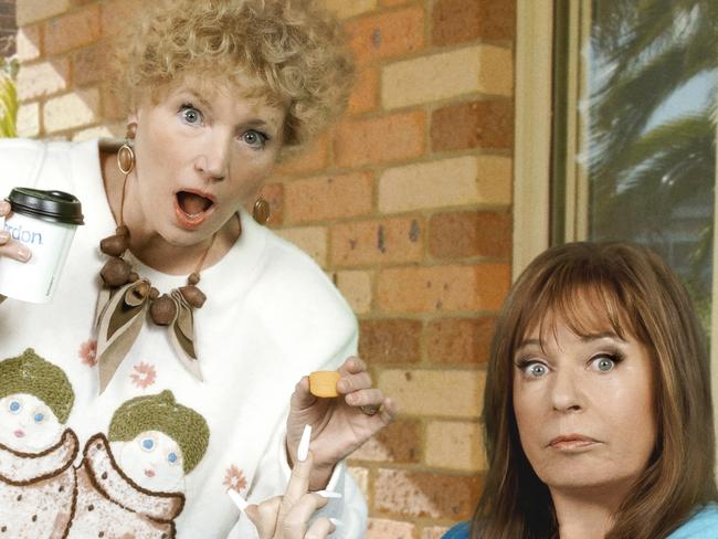 Images have been released of the upcomming Kath & Kim specials. Kath & Kim (Gina Riley and Jane Turner)