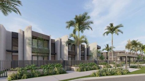 An artist's impression of a proposed 53-home subdivision on Macpherson St, Warriewood. Picture: PBD Architects