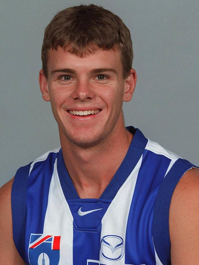 Cameron Mooney as a fresh-faced Roo in 1999.