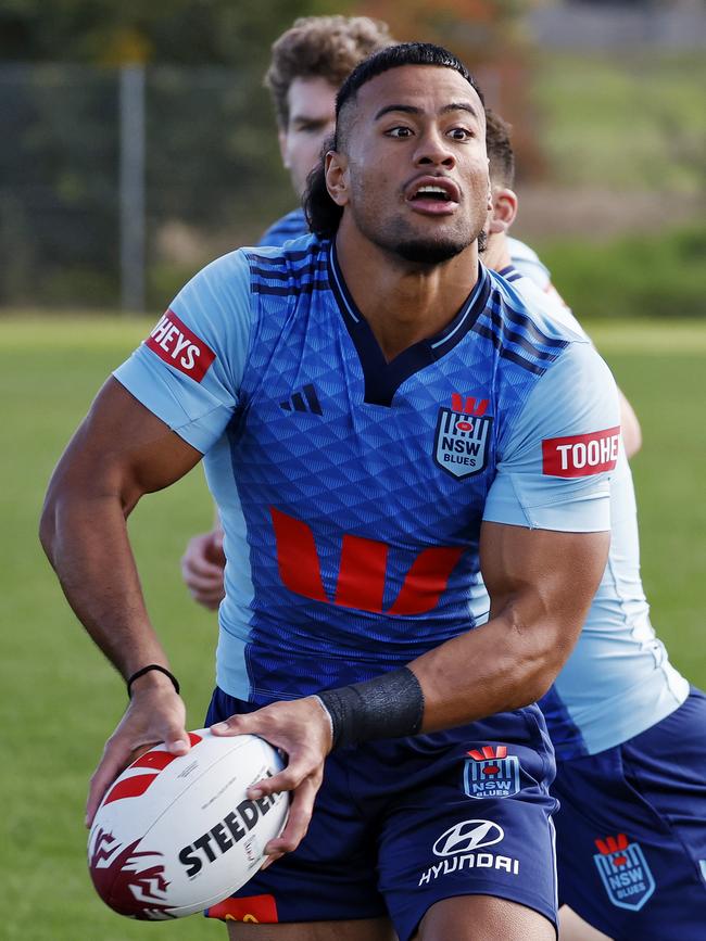 Stephen Crichton at NSW training last week. Picture: Sam Ruttyn