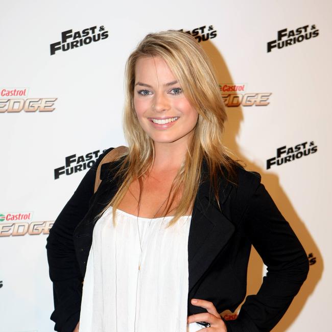 Fast and Furious premiere red carpet. Margot Robbie.