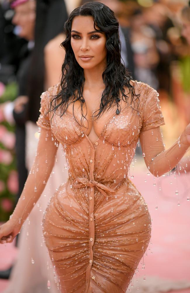 Kim Kardashian at the 2019 Met. Picture: Neilson Barnard/Getty Images