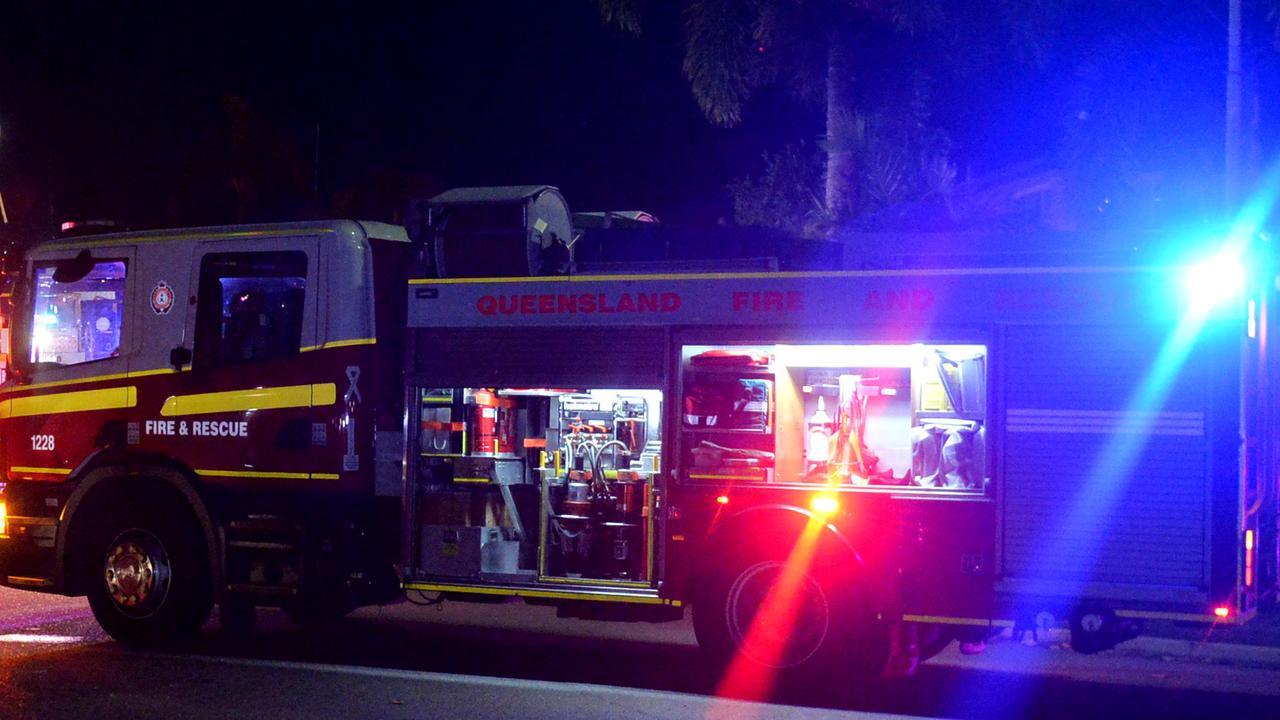 Queensland Fire Department crews attended a single-vehicle fire on Leyburn Cunningham Rd in the early hours on Tuesday. Photo: file