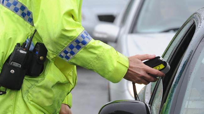 A woman has been caught almost nine times over the legal limit.