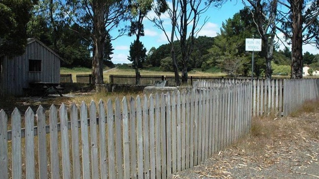 The Frank Long Memorial Park at Zeehan where a West Coast Council worker died while on a ride on lawnmower.