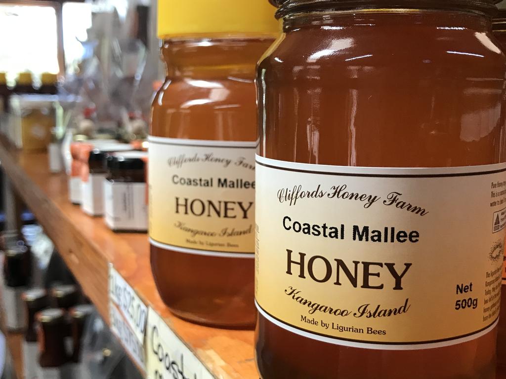 Don’t leave without some honey for the folks back home.