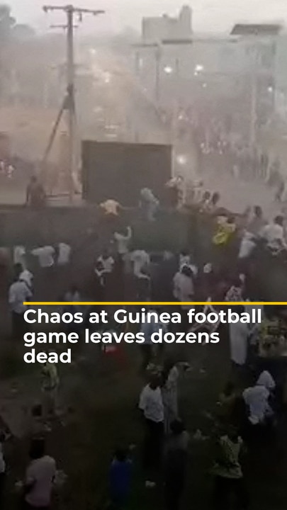 Tragedy strikes Guinea football match, stampede kills dozens