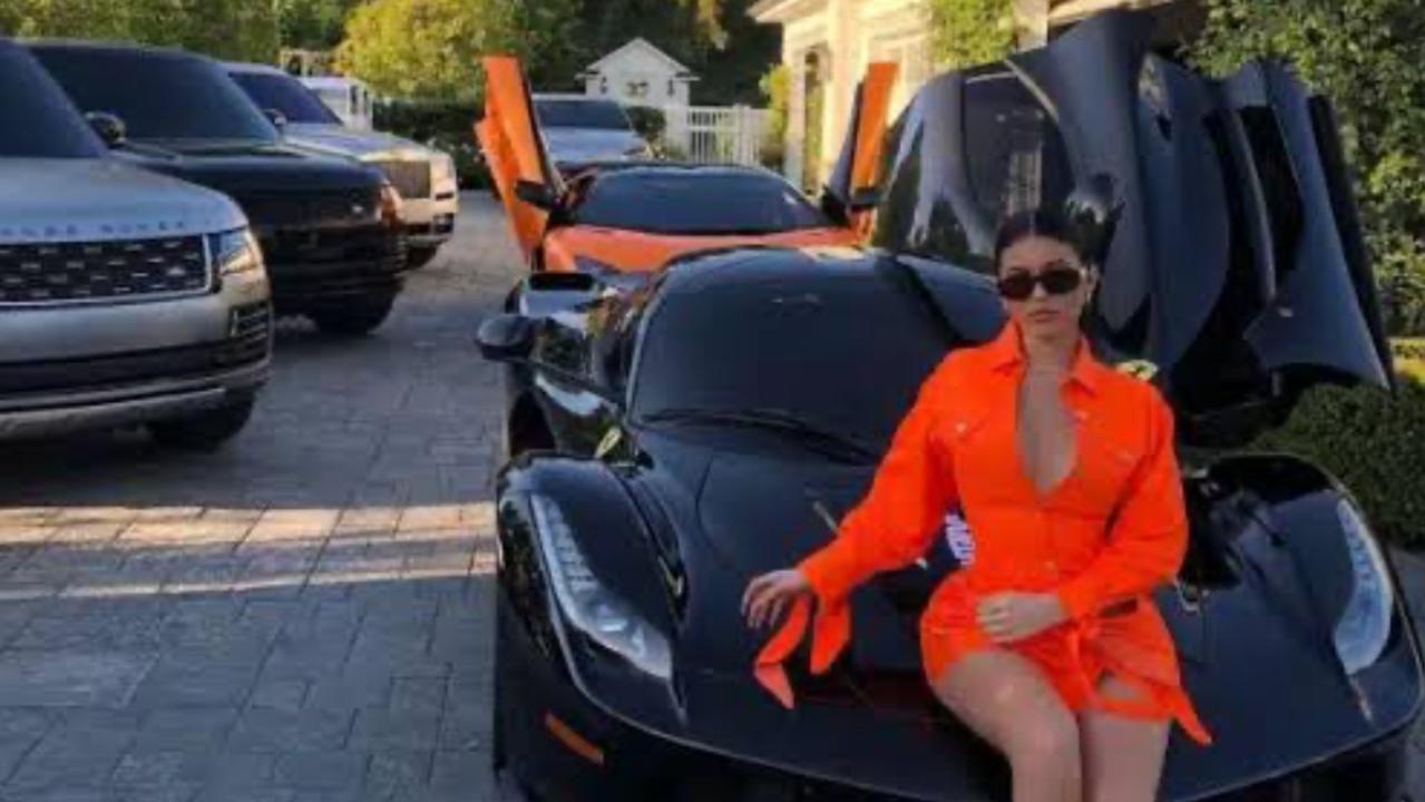 Kylie Jenner car collection. Picture: Instagram