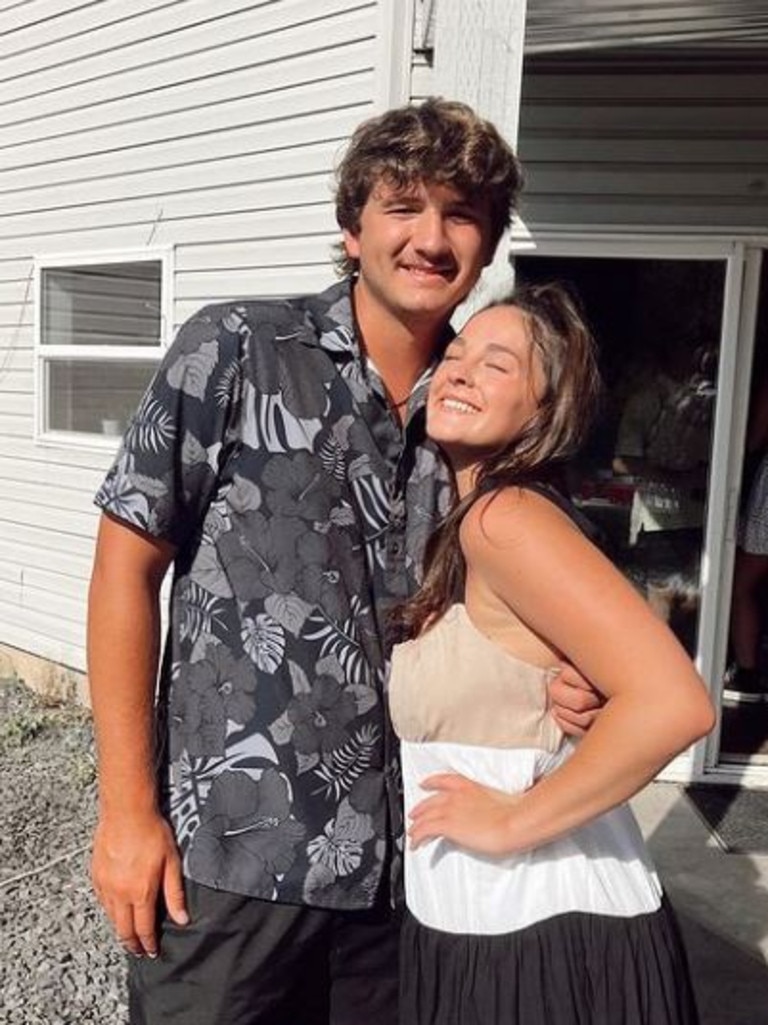 Victims Xana Kernodle and her boyfriend Ethan Chapin. Picture: Instagram