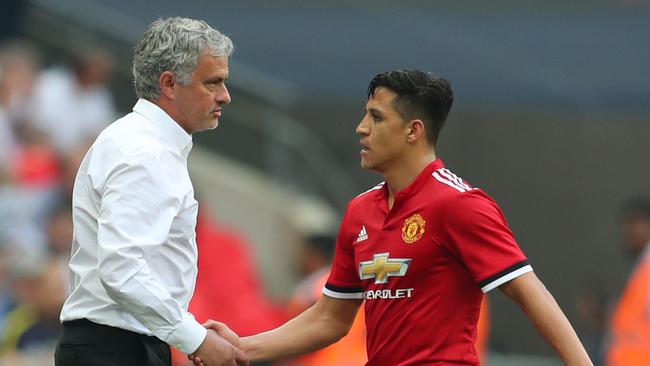 Alexis Sanchez sent a WhatsApp message to team-mates suggesting he had won a bet on Jose Mourinho’s sacking.