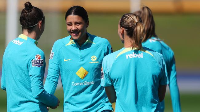 The Matildas squad has ‘clicked’ and takes plenty of confidence from their coach’s experience. Picture: Chris Hyde/Getty Images