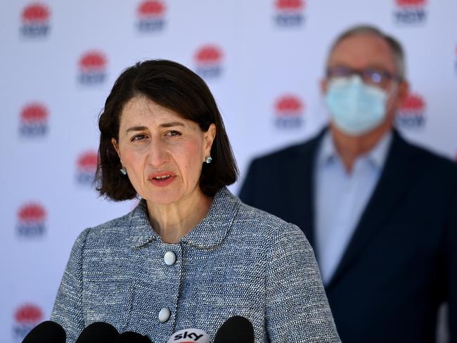 Gladys Berejiklian said she was pleased by the testing numbers. Picture: NCA NewsWire/Bianca De Marchi