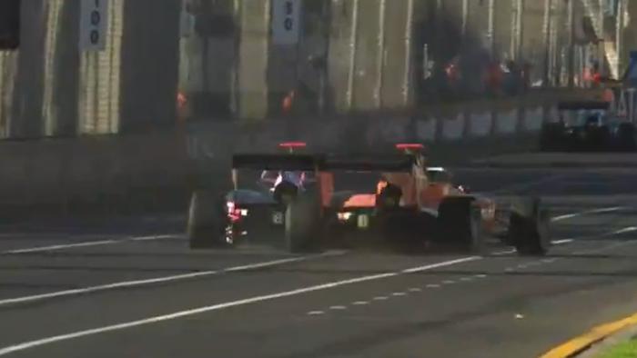 F3 crash on Friday at Albert Park