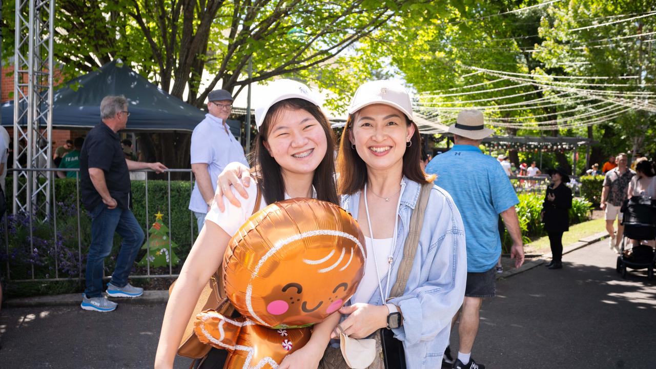 Hahndorf Christkindlmarkt shoppers spreading cheer. Picture: The Advertiser/ Morgan Sette