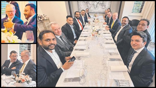 Anthony Albanese and Daniel Andrews dined with multi-millionaire international college operator Rupinder Brar at a Labor event in November last year.