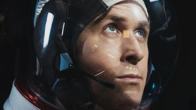 Ryan Gosling as astronaut Neil Armstrong in a scene from film First Man