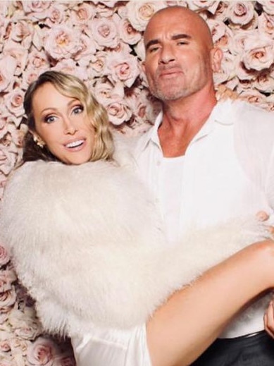 Tish Cyrus with her Aussie actor husband Dominic Purcell have been married for almost two years.