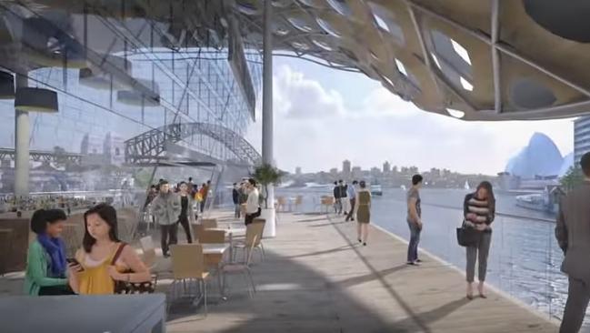 Wharves would be two-storey under the government’s plans.