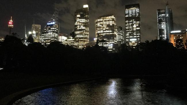 The city may be close by, but the Royal Botanical Garden can be a spooky place at night. Picture: Supplied