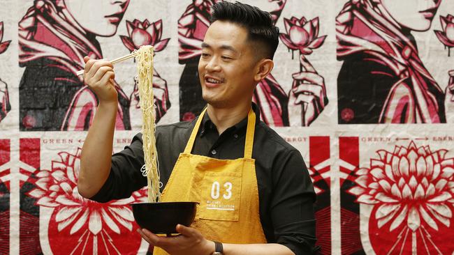 Benjamin Law in a Sydney Festival performance in 2019, before he joined the festival board. Picture: John Appleyard