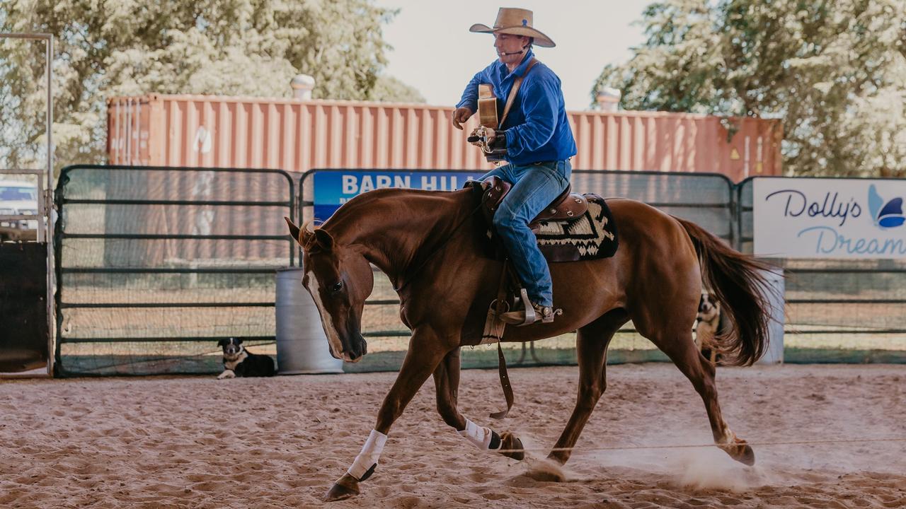 Golden Guitar winner Tom Curtain will bring his music and horsemanship to the region on his We're Still Here tour. Photo: Stephanie Coombes