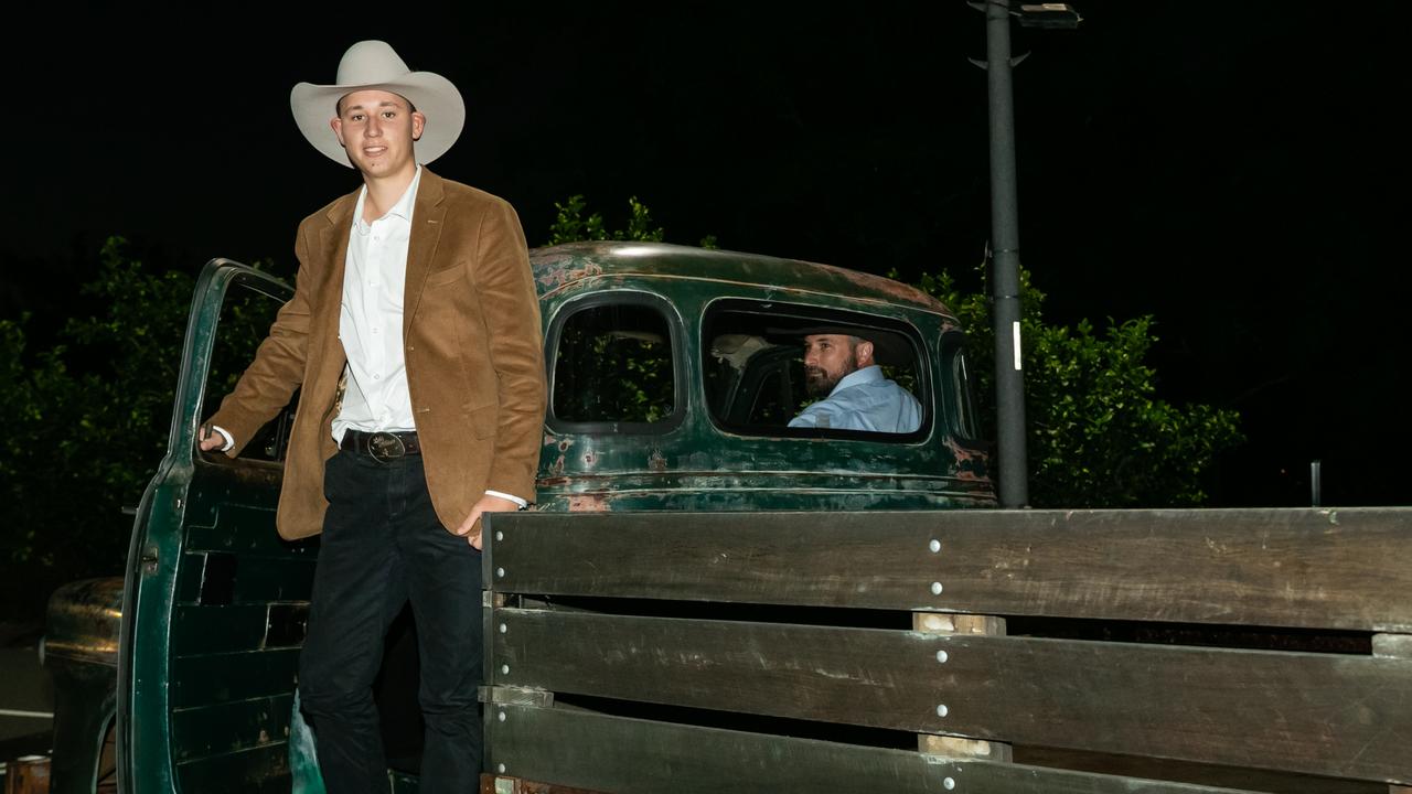 Nicolas Sulejic arrived in style at the Southern Cross Catholic College formal, on September 16. Photo: Studio Kirby