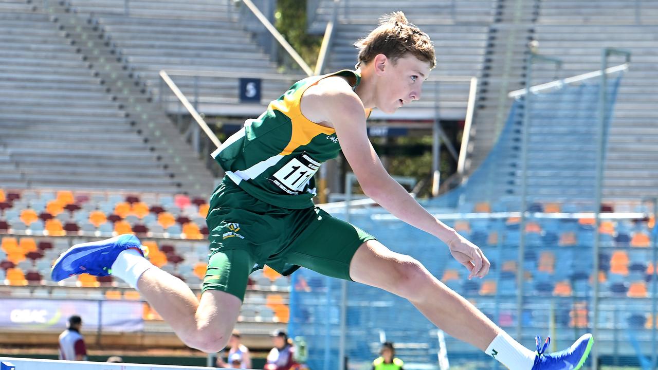 Queensland Representative School Sport track and field championships in Brisbane. Saturday October 12, 2024. Picture, John Gass