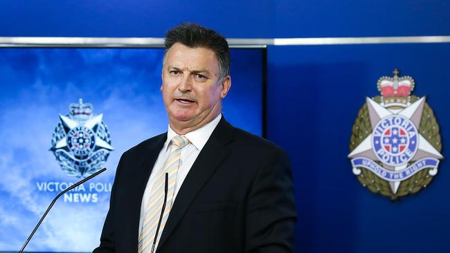 Victoria Police Assistant Commissioner Robert Hill says organised crime is more sophisticated than ever before. Picture: Ian Currie