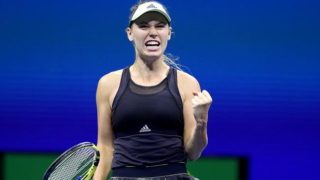 Caroline Wozniacki advances. Picture: Getty Images