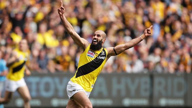 Bachar Houli had a Grand Final to remember for the Tigers. Picture: Getty Images