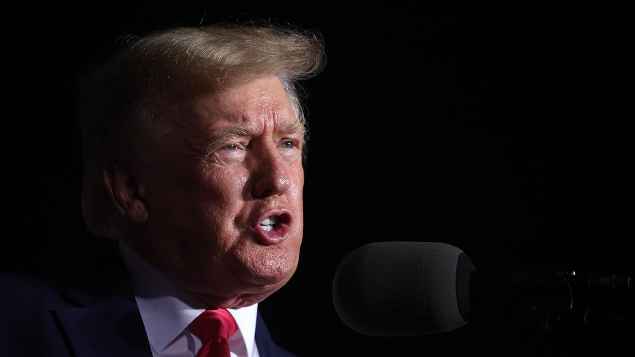 Former US president Donald Trump says the FBI raid on his Florida home this week was a “weaponisation of the Justice System” Picture: AFP