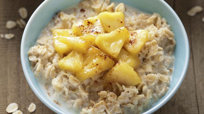 Porridge with apple and cinnamon is a great way to enjoy two winter superfoods. Picture: Thinkstock