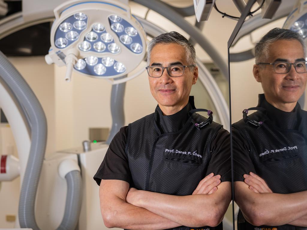 Professor Derek Chew, service director of the Victorian Heart Hospital. Picture: Jason Edwards