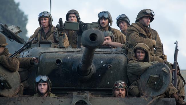 Fury bravely goes against the grain of a majority of today’s war movies. Picture: Columbia Pictures